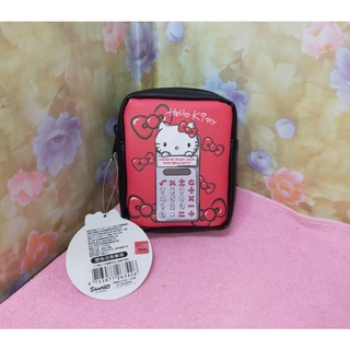 三麗鷗 正版 HELLO KITTY 凱蒂貓 掛勾方型零錢包 計算機 造型零錢包 零錢包