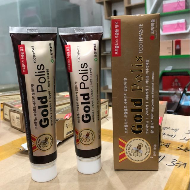 韓國優質黃金波利斯蜂蜜牙膏