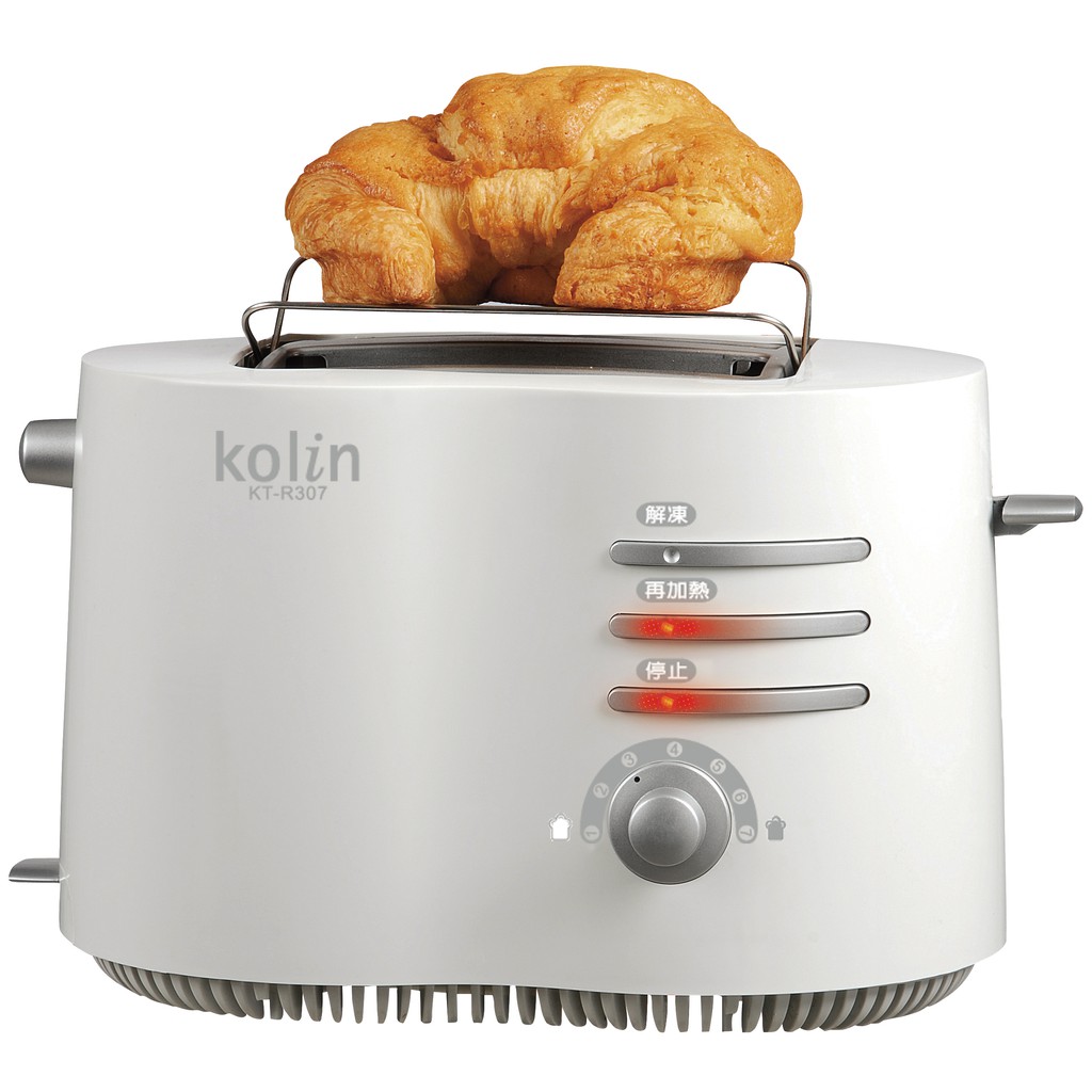 歌林KT-R307 厚片烤麵包機 / 早餐 / 烤土司/吐司托提升降桿/濃淡可調