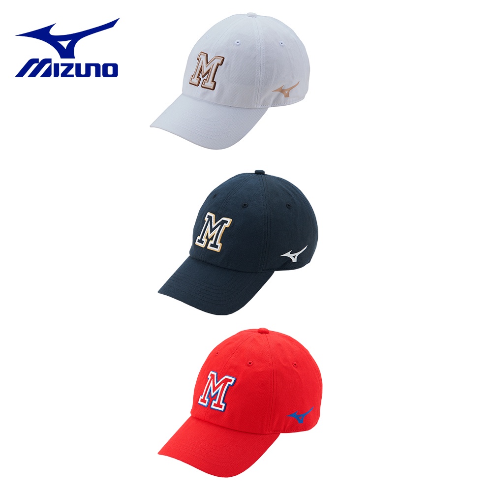 MIZUNO 運動棉帽 棒球帽 鴨舌帽 遮陽帽 透氣帽子 運動帽  32TW2004 22SSO