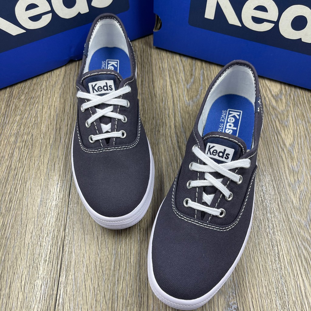 Keds CHAMPION 004 品牌經典綁帶休閒鞋 黑 現貨