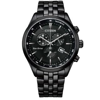 CITIZEN星辰錶 AT2145-86E 運動風三眼光動能計時腕錶/黑面42mm