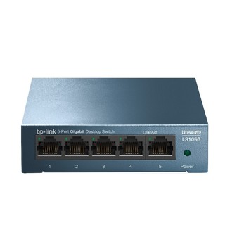 【TP-LINK】LS105G 5埠 10/100/1000Mbps 桌上型交換器 - 鐵殼 現貨 廠商直送