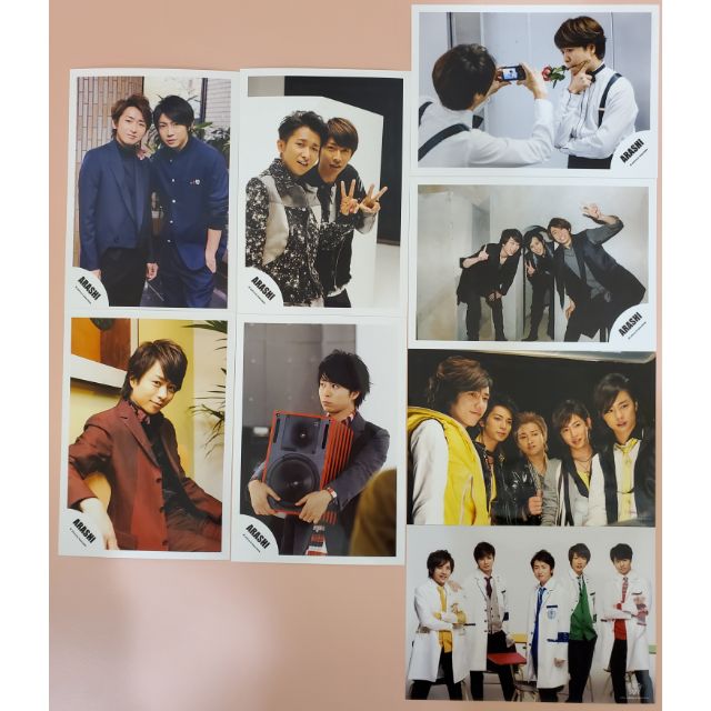 嵐arashi 大野智櫻井翔相葉雅紀二宮和也松本潤天然櫻葉shop照限定照 蝦皮購物