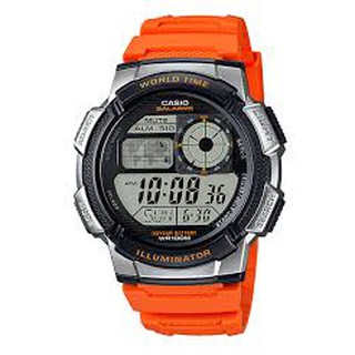 【春麗時間】全新 CASIO 多功能世界時區地圖錶 AE-1000W-4B