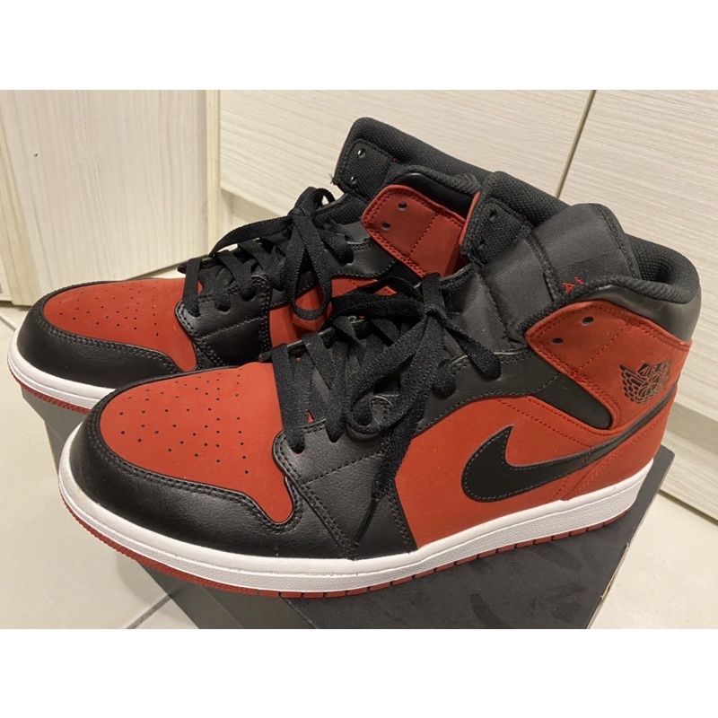 正貨Jordan 1 黑紅配色球鞋（11號）-二手商品