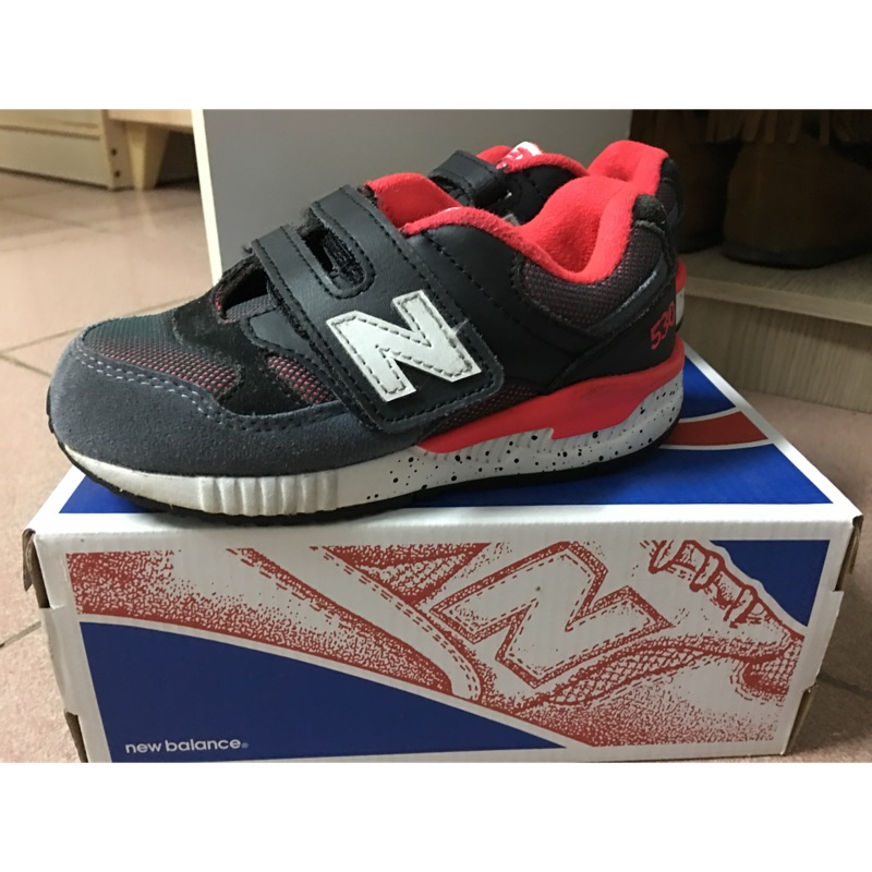 韓國帶回New balance 530黑色童鞋16公分（9成新）