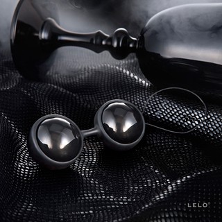 贈潤滑液+跳蛋 瑞典LELO-Luna Beads NOIR 露娜-黑珍珠 陰道/後庭兩用球 女性情趣用品 女陰縮陰球球