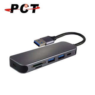 ☆☆熱銷好評☆☆【PCT】USB3.0 轉 USB-C/USB3.0/SD/TF 擴充座(PK105)