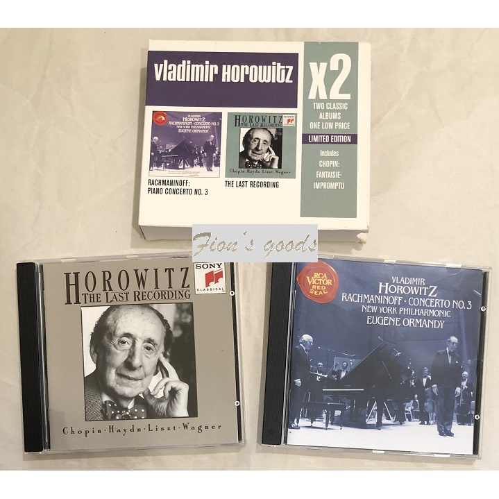 Vladimir Horowitz 霍洛維茲 / 拉赫曼尼諾夫『第三號鋼琴協奏曲 / 最後錄音』古典專輯CD (絕版)