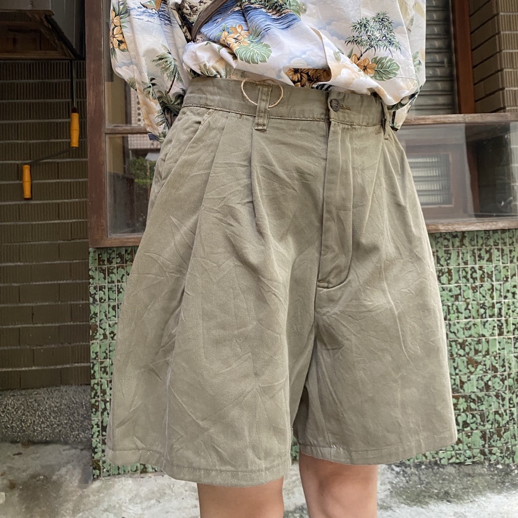 【Nature Vintage】POLO卡其色工作短褲 古著 古物 二手 老品