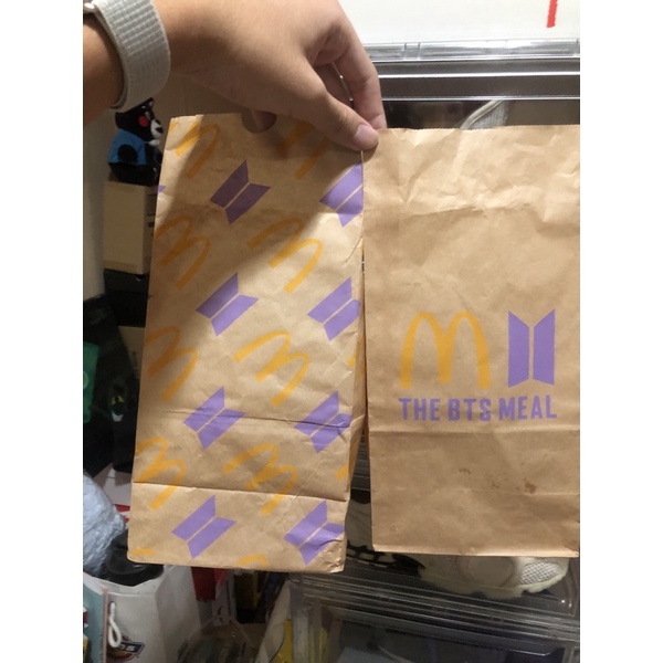 麥當勞BTS防彈紙袋