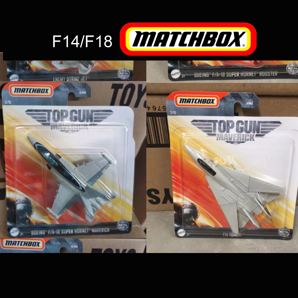 F14 F18 Matchbox TOP GUN 捍衛戰士 戰鬥機 F-14 獨行俠 玩具 飛機 F/A-18 火柴盒