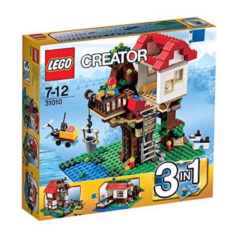 LEGO樂高 3合1創作 CREATOR 系列／31010 樹屋