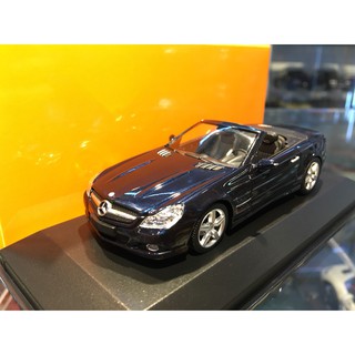 吉華科技@MINICHAMPS Mercedes-Benz SL-Class 2008 藍色 1/43