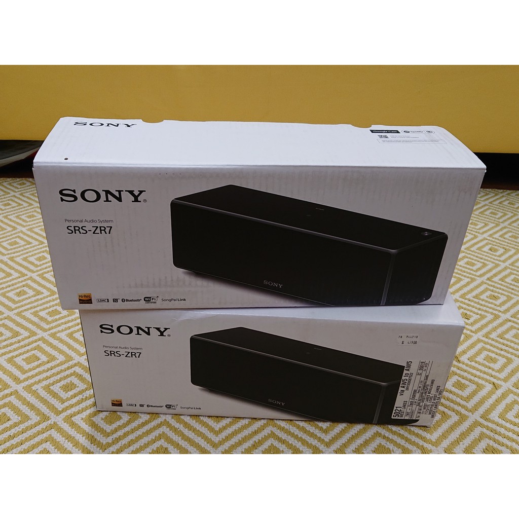 SONY SRS-ZR7無線Wi-Fi藍牙喇叭支援hi-res高解析音質，Spotify播放