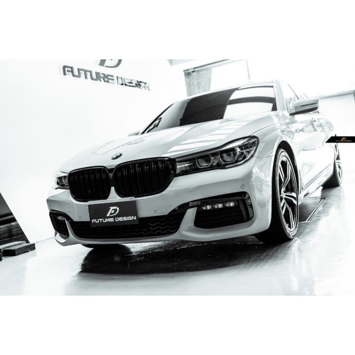 【Future_Design】BMW G11 G12 雙線亮黑 水箱罩 亮黑鼻頭 現貨  730 740 750