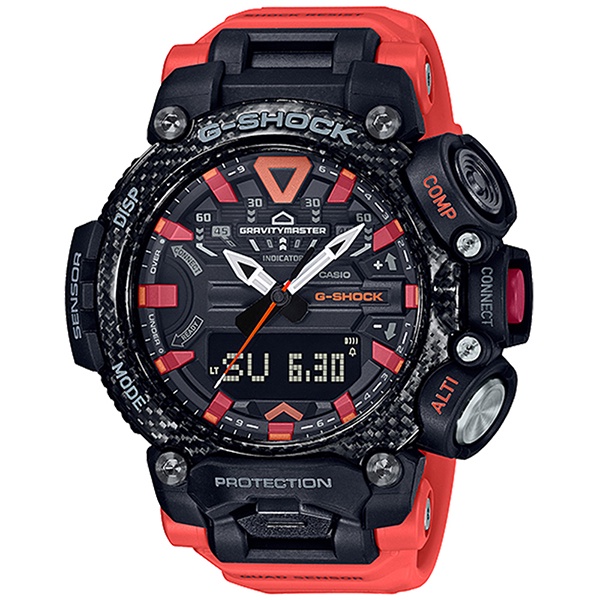 【CASIO】卡西歐 G-SHOCK 藍芽連線雙顯手錶 GR-B200-1A9 台灣卡西歐保固一年