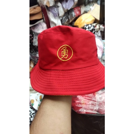 白沙屯媽祖婆（雙面）漁夫帽黃色➕紅色新產品推出限定版100頂