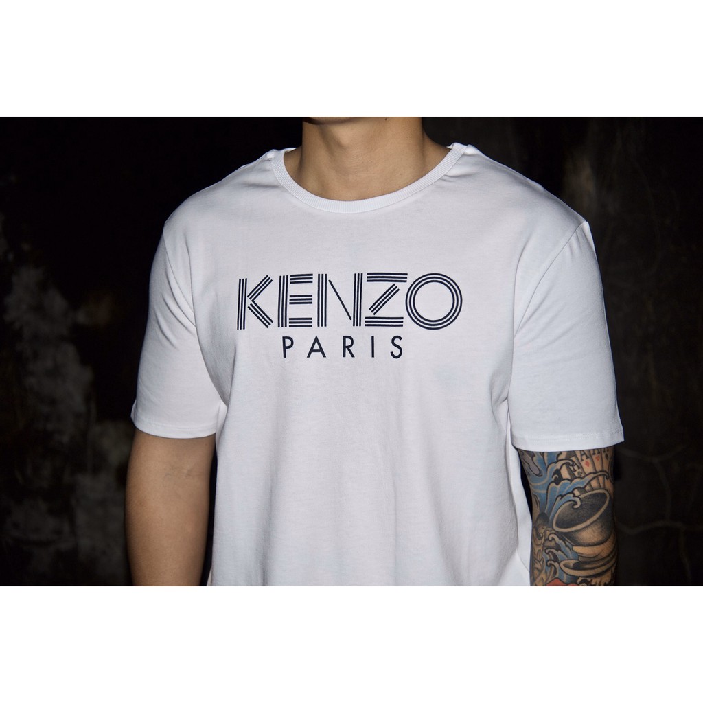 【KENZO】 胸前Logo 白色 短T 短袖 上衣 百搭 素色 質感 品質 短袖上衣 短Tee