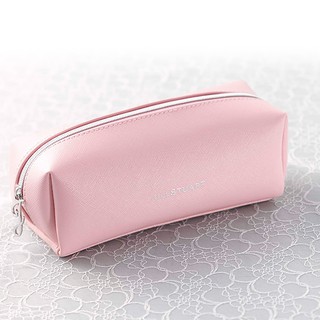 wbar☆日本JILL STUART粉色長型十字紋收納包 小物包 筆袋 筆刷包 化妝包 文具收納