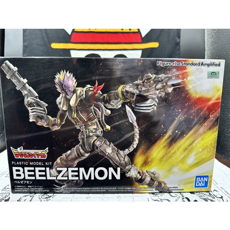 正版 數碼寶貝 組裝模型 BANDAI 萬代 墮天地獄獸 增幅版BEELZEMON 銀證