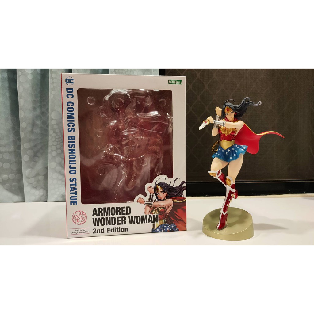 含運壽屋dc Comics 美少女神力女超人1 7 高約24 5cm 2500 蝦皮購物