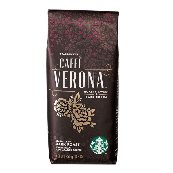 【千吉日貨】現貨-星巴克 佛羅娜綜合咖啡豆 佛羅娜 咖啡豆 阿拉比卡豆 250g Verona STARBUCKS
