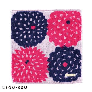 日本 SOU‧SOU X 今治毛巾 小方巾 - 牡丹