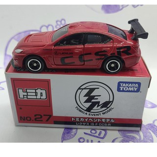 (現貨) TEM Tomica 多美 會場限定 1星 NO. 27 Lexus IS F CCS-R