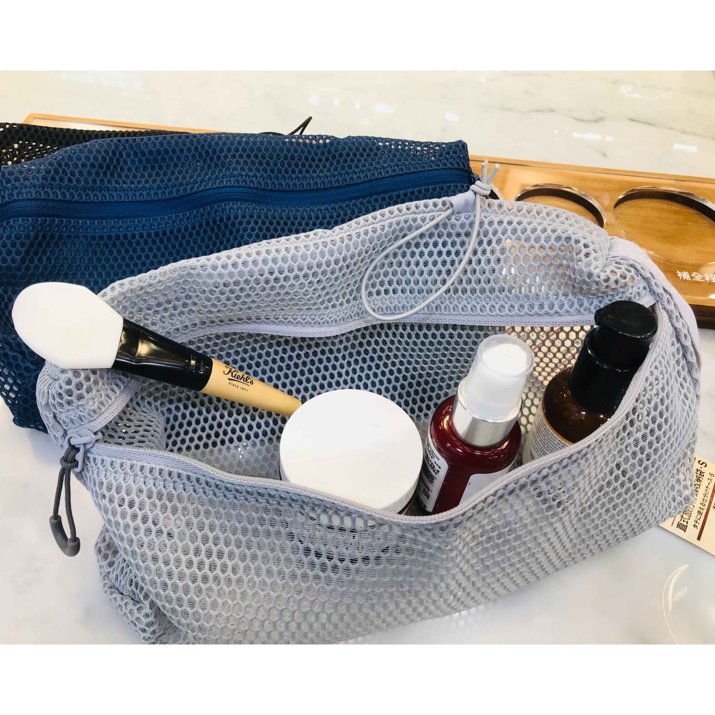 直式旅行分類收納袋 防疫包 口罩收納袋 考試筆袋 無印良品 立體網眼直式旅行分類收納袋 收納袋 MUJI 文具袋筆盒