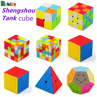 聖手坦克魔方 2x2 3x3 4x4 5x5 金字塔 Megaminx 魔方魔方 Puzzl Rubix 益智玩具魔方