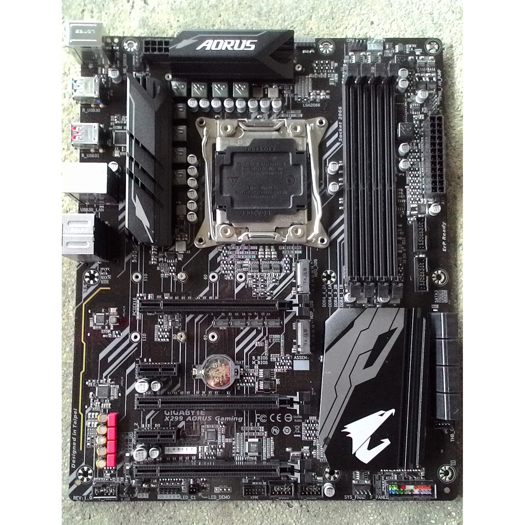 技嘉 GIGABYTE X299 AORUS Gaming LGA2066 原廠送回來的主機板 良品