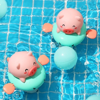 台灣現貨🍊 寶寶洗澡玩具 可噴水 兒童玩具 戲水玩具  發條玩具 水中玩具 拉條玩具 玩水玩具 夏日必備