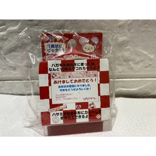 日本製 Hello Kitty 鼠年 金鼠造型 新年快樂 膠帶 草莓圖案 寬版膠帶 膠帶台 特價出清