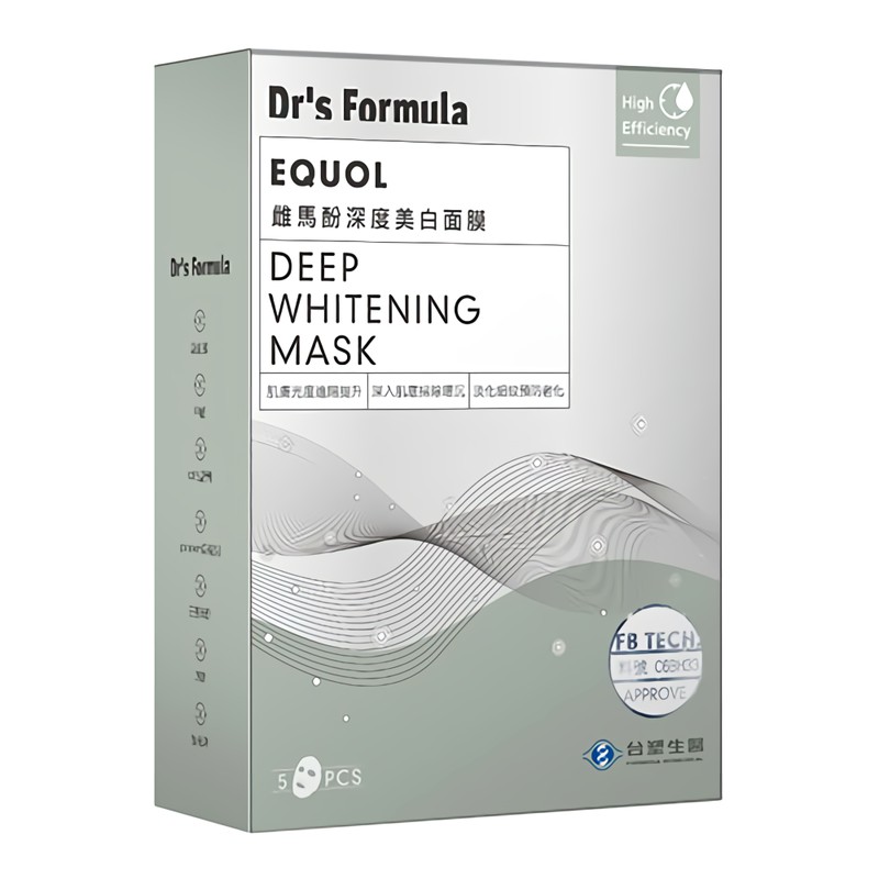 台塑生醫Dr’s Formula 雌馬酚深度美白面膜 (5片裝)