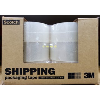 【小如的店】COSTCO好市多代購~3M 透明封箱膠帶4.8*90cm(每組12入) 125355