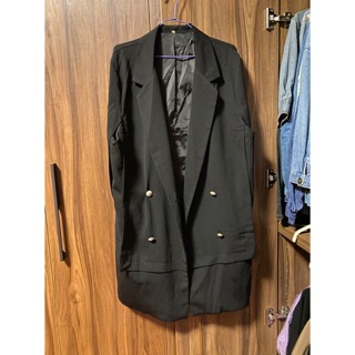 全新❤️ 降價西裝長版斗篷外套 韓國 大衣 霸氣 時尚感