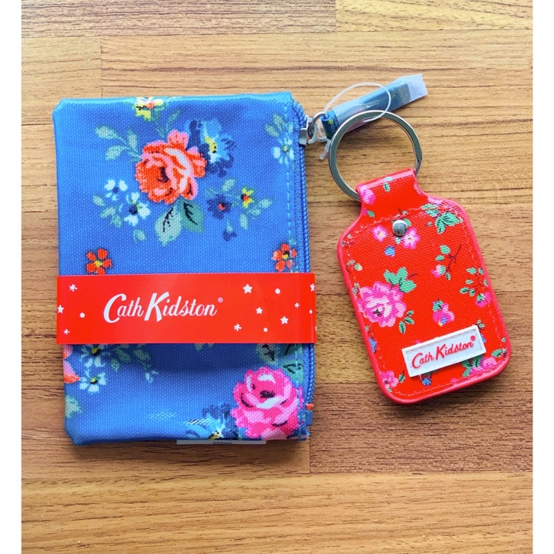 ［✨全新未使用］Cath Kidston Field Rose零錢包&amp;鑰匙圈