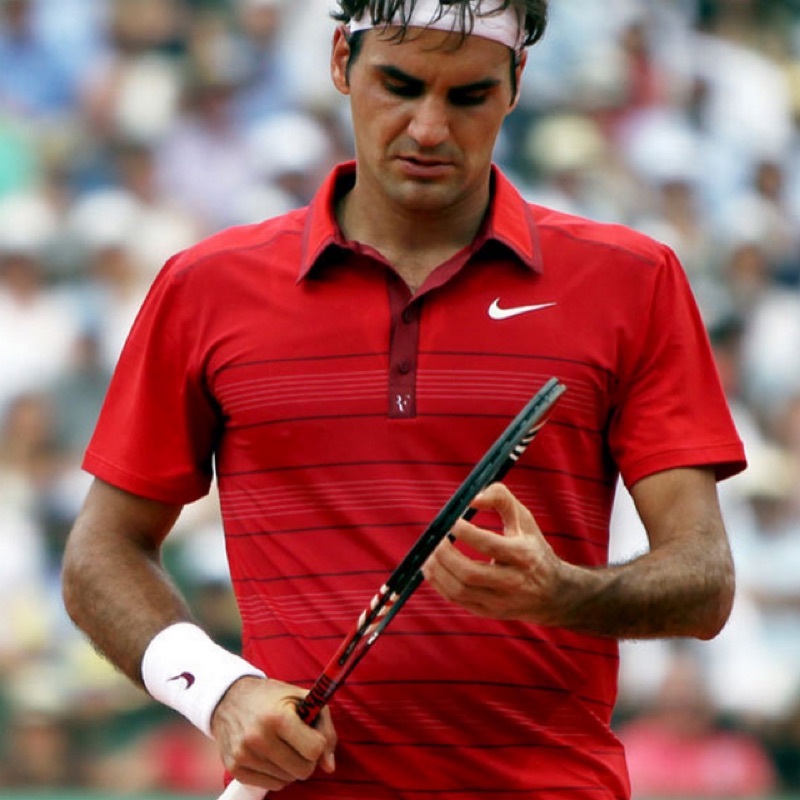 全新絕版 2011年 NIKE Federer 費德勒 費爸 法國網球公開賽 亞軍 球衣 短袖 POLO衫 網球衣
