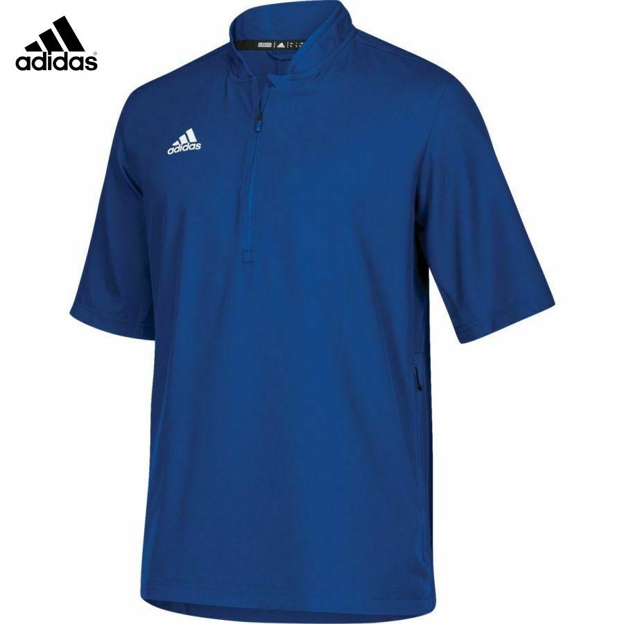 [BPS] 現貨 美國 adidas TEAM ICONIC 短袖 1/4 拉鍊 棒球風衣 愛迪達