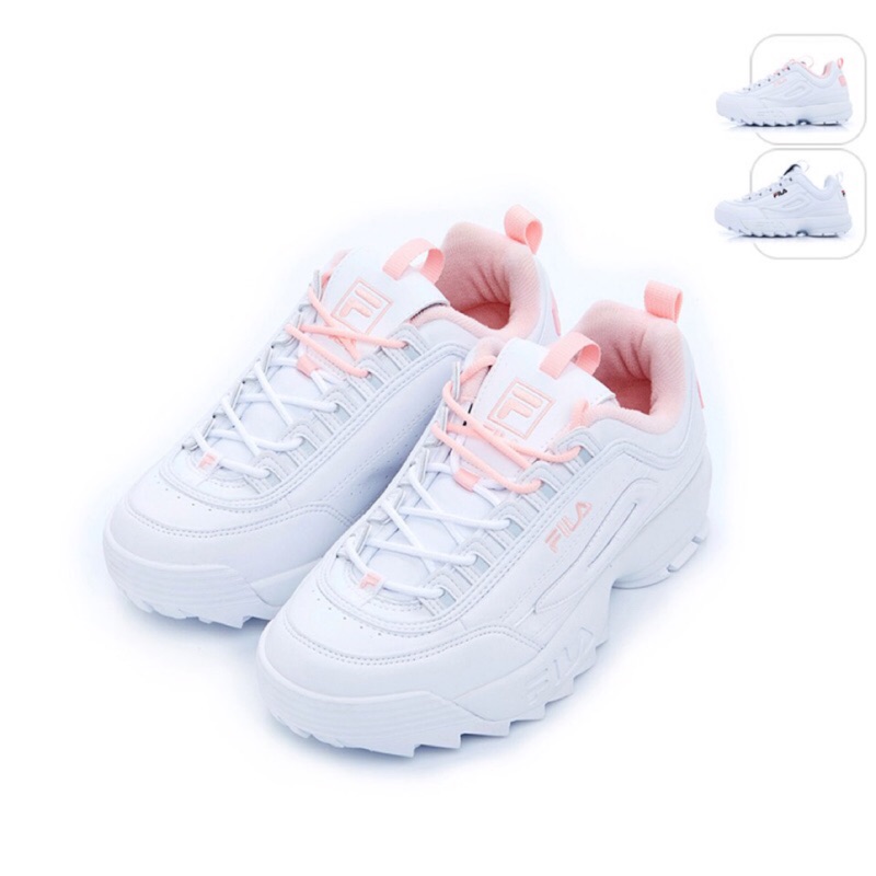 ｛限量｝FILA DISRUPTOR 2中性運動鞋 老爹鞋 4-C113U-115 韓國 增高 fila ins 鋸齒鞋