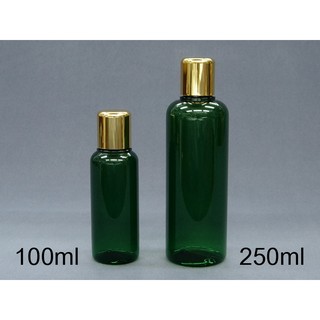 (綠色)(藍色)塑膠瓶身金蓋化粧水瓶(商品100%台灣製造)