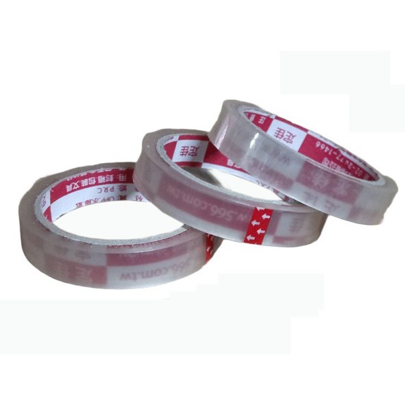 (含稅)桌上型透明膠帶1.2公分,1.8公分,2.4公分 (12mm 18mm 24mm)定佳牌24束贈1束 迷你小膠帶