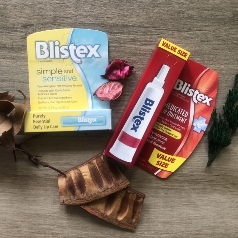 【全新】Blistex護唇膏- 敏感溫和純潔款/ 藥用急救修護款