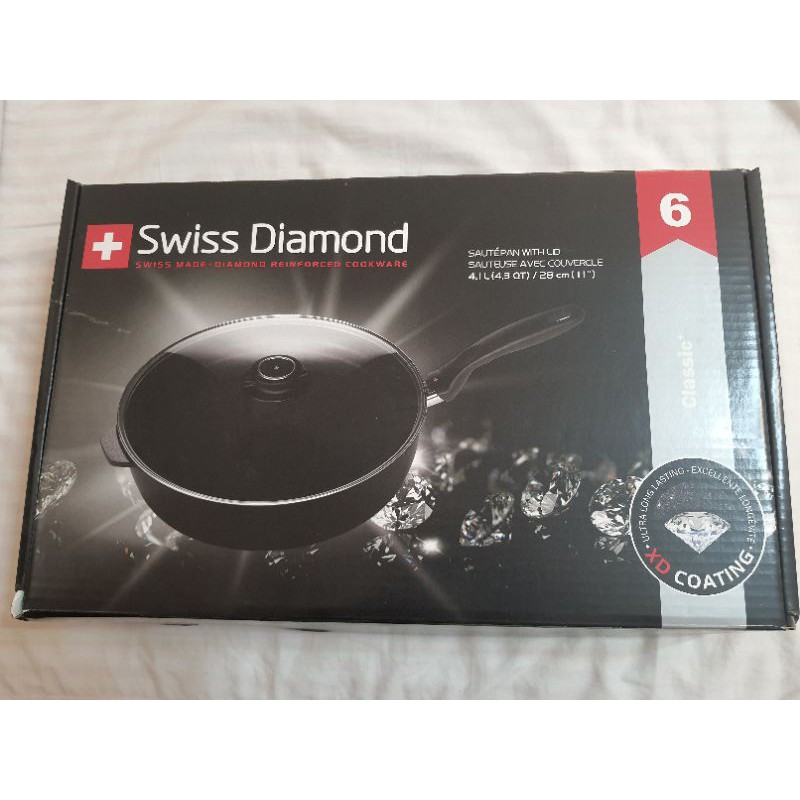 全新Swiss Diamond 瑞仕鑽石鍋 28CM