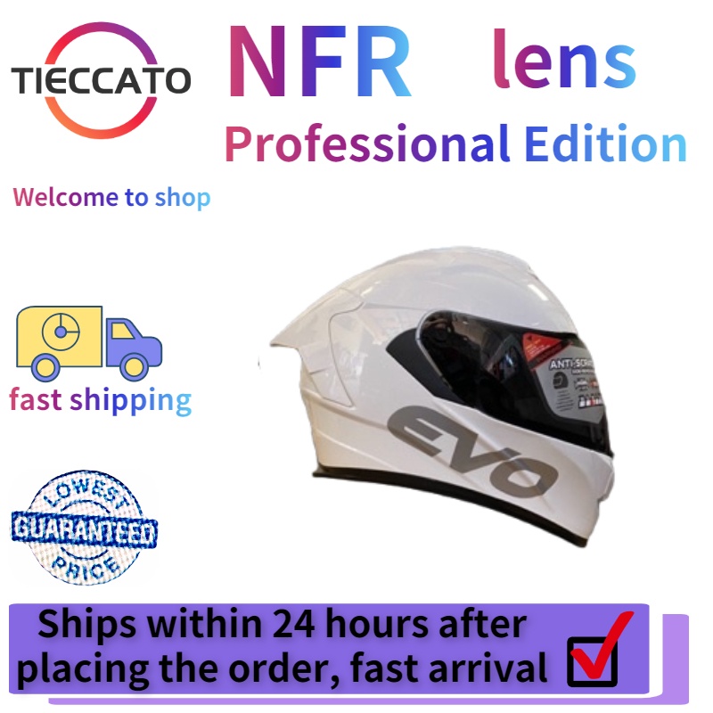 KYT  NFR  頭盔鏡片日夜通用防霧貼 深色墨色電鍍鏡片多00