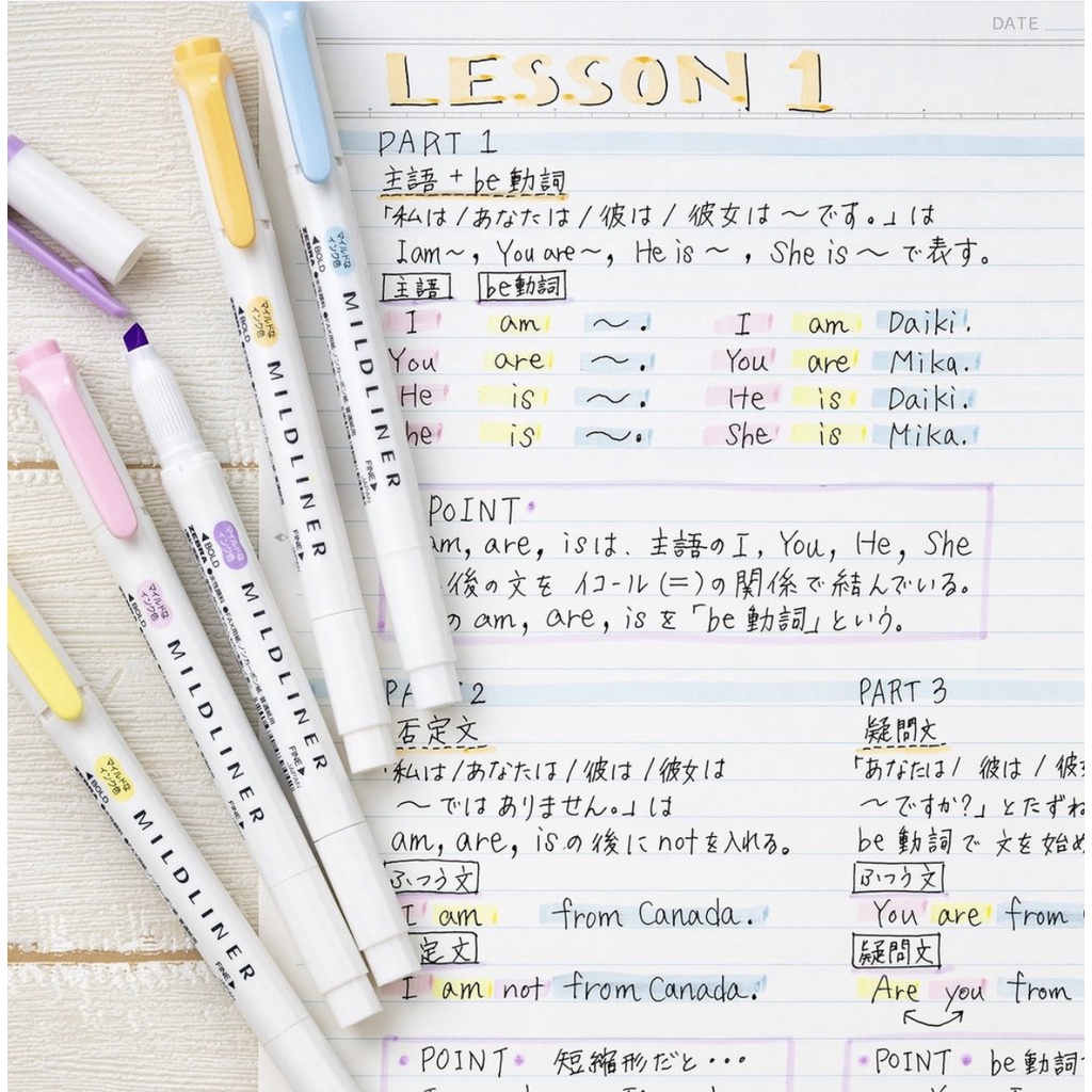 日本斑馬zebra Mildliner 新色wkt7 雙頭螢光筆22全新顏色上市 蝦皮購物