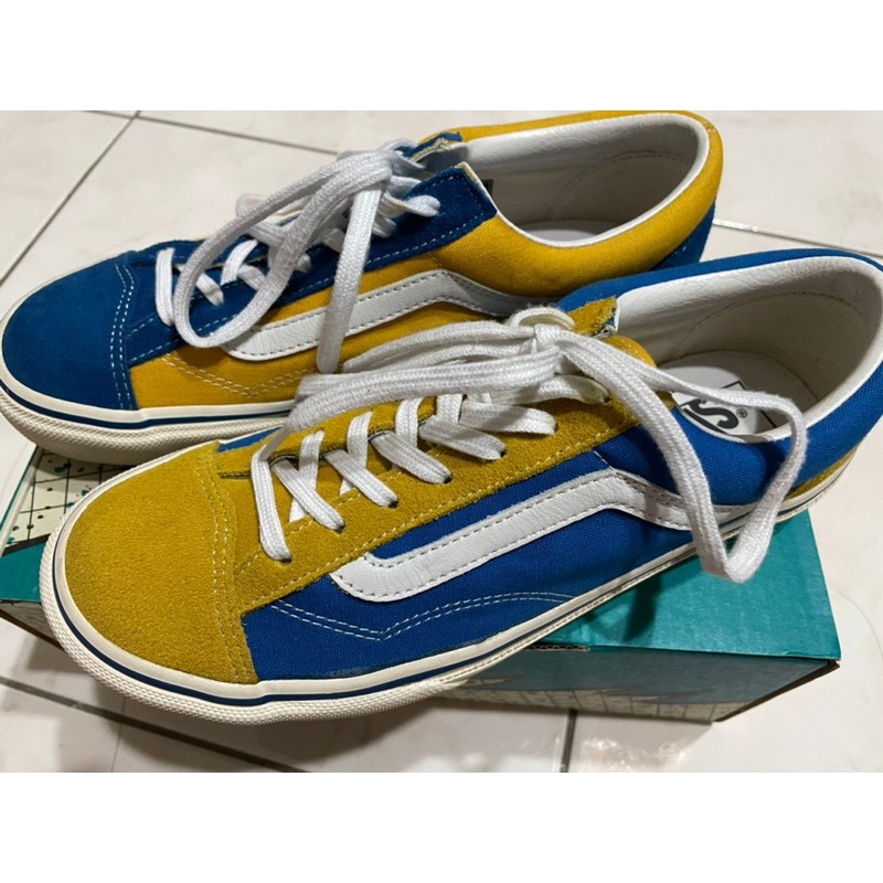 Vans old Sokol 安納海姆撞色系列 藍黃配色