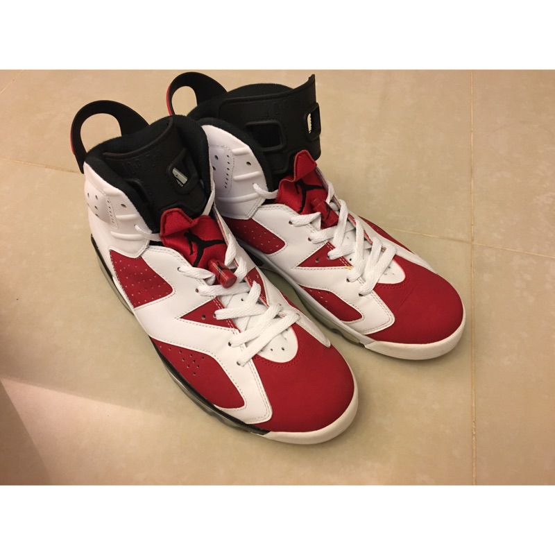 「二手正品」Air Jordan 6 胭脂紅 US10 附鞋盒